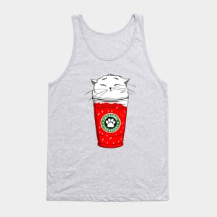 Cat and milkshake Tank Top